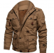 Military Winter Jacket Men Casual Fleece Hooded (Unused)